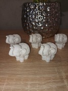 Słoniki figurki dekoracje gipsowe do malowania