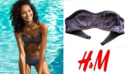 Kup 3 rzeczy zapłać za 2, szara góra strój kąpielowy bikini h&m 36 S