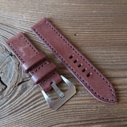 Pasek do zegarka 22 mm vintage handmade skóra