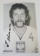 Zygfryd KUCHTA autograf brąz Montreal 1976