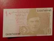 Pakistan 10 Rupii 2022r. P-45q.1 UNC