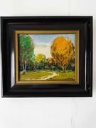 Komplet 4 obrazów olejnych, Lidia Grzegorczyk, 