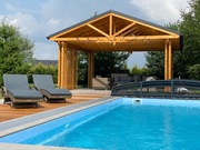 Baseny ogrodowe murowane na wymiar,wizualizacja 3D