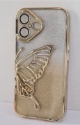Tel Protect Butterfly Water Case do Iphone 16 Plus złoty