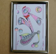 grafika artystyczna,rysunek abstrakcyjny 