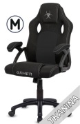 Fotel obrotowy do biurka CARRERA M BLACK FABRIC
