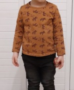 Bluzka brąz zebry 18 m +