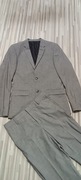 Szary garnitur męski – marynarka r.46 + spodnie r.44