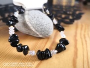 Bransoletka talizman ochonny turmalin 