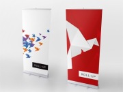 Roll-up 85 x 200 cm druk UV na blockout PET