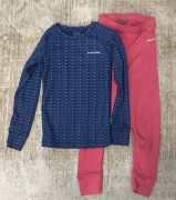 Bielizna narciarska + skarpety dziewczęce 