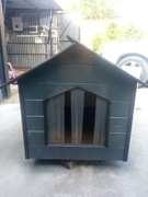 Ocieplana buda dla psa L + dodatki 
