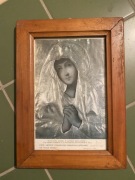 stara ramka drewniana - obrazek