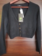 Sweterek czarny, krotki(bolerko) rozm. L