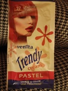 Szamponetka farba różowa do włosów zmywalna 