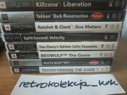 Mega Zestaw 8 Gier PSP | Killzone, Tekken, NFS, Ratchet | Kolekcja OKAZJA