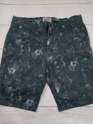 Spodenki męskie Petrol Industries kwiatowe zielone chino L/XL