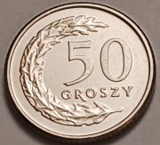 50 gr groszy 2009 r. b. ładna