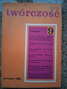 Twórczość nr 478 (9/1985) R. Przybylski o Słowackim; Paul Valery
