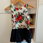 Sukienka artystyczna, folklor, góralska 122 cm.