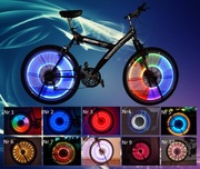 Ogniste koła oświetlenie na szprychy koła