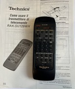 Pilot Technics RAK-SU129WH do SU-A900 , SU-A800, SU-A700 + Instrukcja