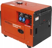 Duży i wydajny agregat prądotwórczy 3 faz. Diesel 16KM. 7kw. plus ATS