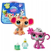 Littlest Pet Shop seria 4 Elephant Spa 2-pak #243 i #244