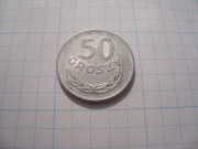 Polska moneta 50 gr groszy 1975