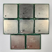 Zestaw 8 procesorów Intel Celeron Socket 478 – Retro PC / Kolekcja