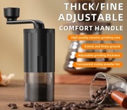 Ręczny Młynek do Kawy | Ręczny, Plastikowy, Okrągły, Pojemność Poniżej 1L