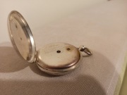 UNIKAT! Srebrny zegarek J. BLOOM Warszawa XIXw. Antyk