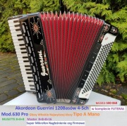 Akordeon GUERRINI 120B 4-5CH Musette It Jak Nówka Zobacz Demo