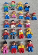 Lego duplo zestaw ludziki figurki dzieci chłopcy dziewczynki dużo 21 sztuk