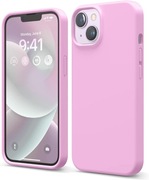 Etui z płynnego silikonu premium iPhone 14 (6,1 Cale) Gorący róż