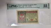 1/2  marki polskiej 1917 - Generał seria B - PMG 55 Mił 7