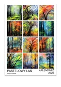 Kalendarz 2026 Pastelowy Las 15x21 cm