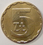 Moneta 5 zł 1987 r.
