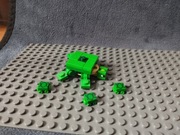 Minifigurka oryginalna LEGO żółw mineturtle01  Minecraft