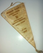 Proporczyk 100 lat Sportu Polskiego Lekka Atletyka Bydgoszcz 1967