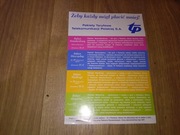 Telekomunikacja Polska TP ulotka 2001 pakiety taryfowe cennik opłat
