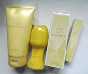 Avon Eve Confidence edp, deo, perfumetka, balsam, zestaw 4szt