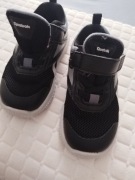 Buty chłopięce czarne Reebok, rozmiar 22, rzep, siateczka