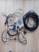 Zestaw kabli sieciowych + inne