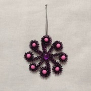 I124 Zawieszka Ozdoba świąteczna Boże Narodzenie Handmade