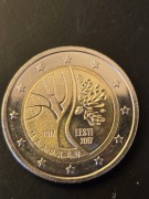 Estonia 2 euro 2017 rok 