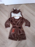 Szlafrok dziecięcy z kapturem rozm 104/110cm mięciutki M&S  gruffalo