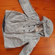 Płaszczyk wiosenny dla dziewczynki 80 cm