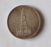 Moneta 5 marek III Rzesza 1934, Kościół w Poczdamie, srebro