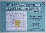 Mapa WIG - GÓRY CZYWCZYŃSKIE POŁONINY HRYNIAWSKIE 1:75000 Ukraina 